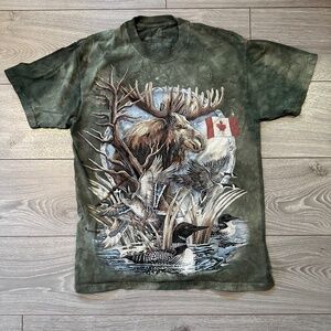 The Mountain Canada Tie-Dye Print Tee